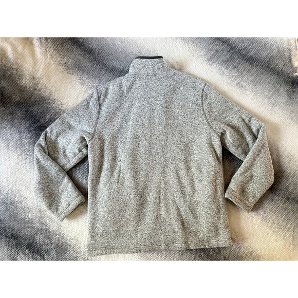 Orvis Men's Fleece Lined Quarter Zip Pullover Heather Gray Size Large Outdoors - Picture 3 of 12